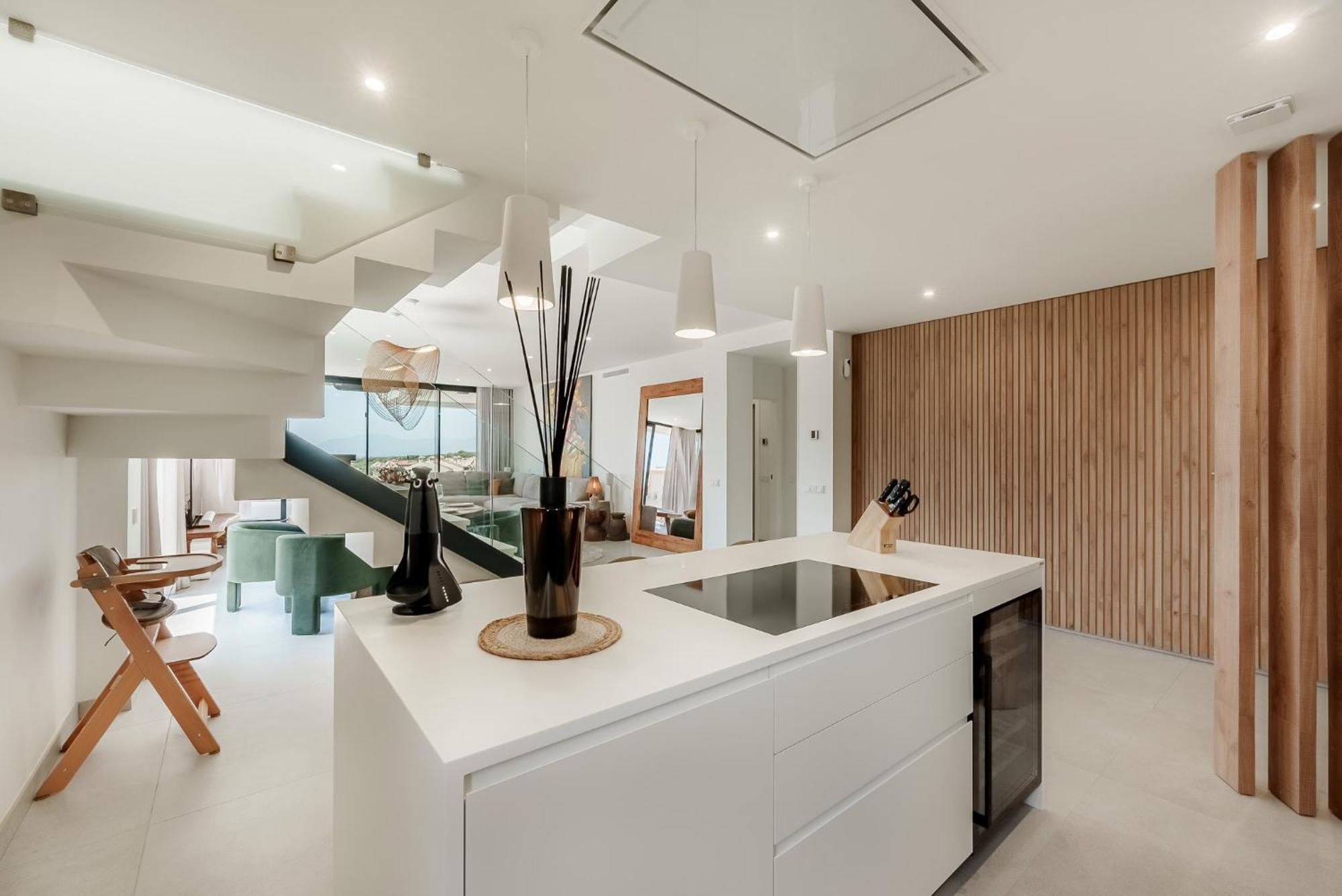 Lägenhet Vida - Luxury Panorama Seaview Penthouse In Organic-boho Design With Pool, Gym, *