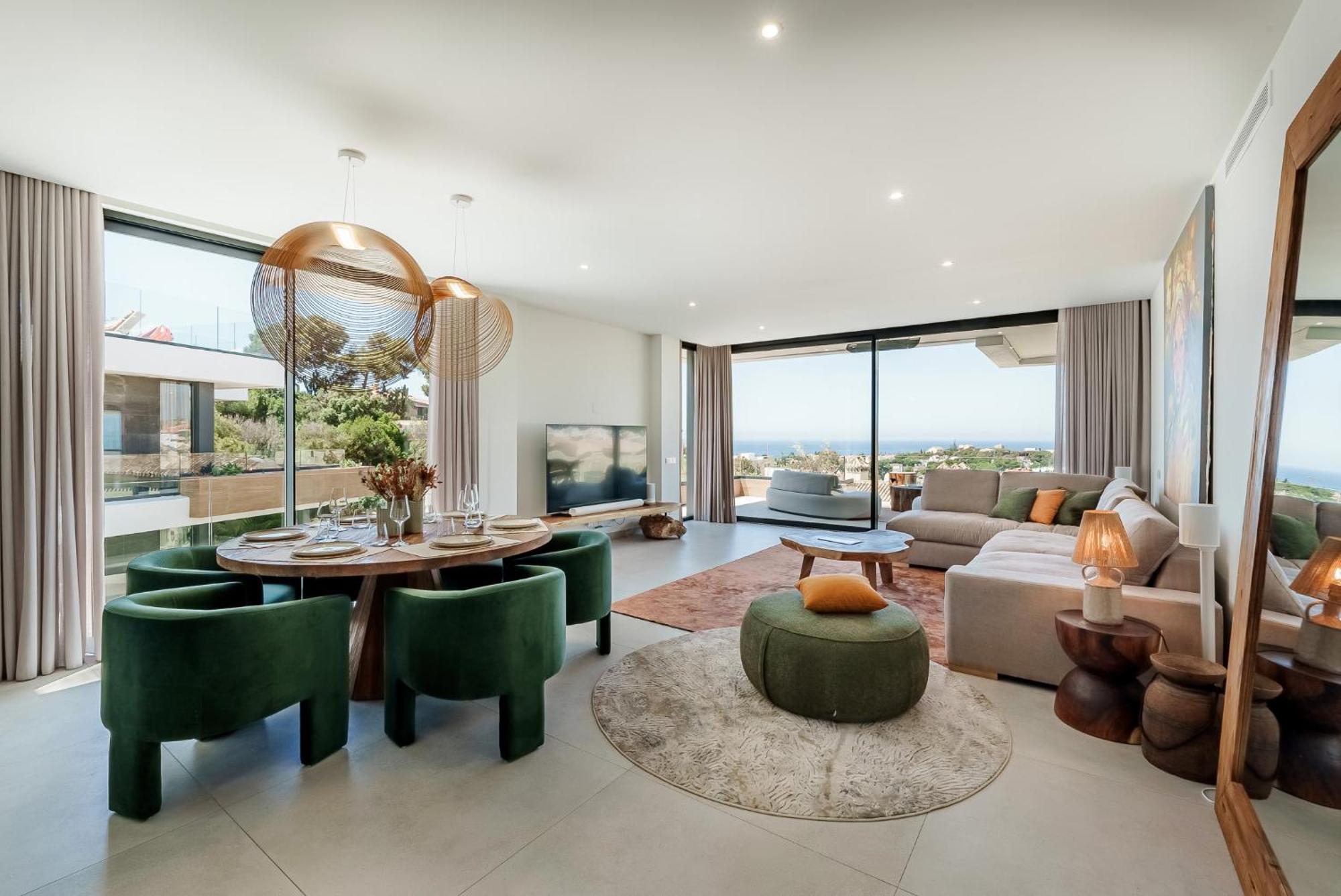 Vida - Luxury Panorama Seaview Penthouse In Organic-boho Design With Pool, Gym, * Marbella