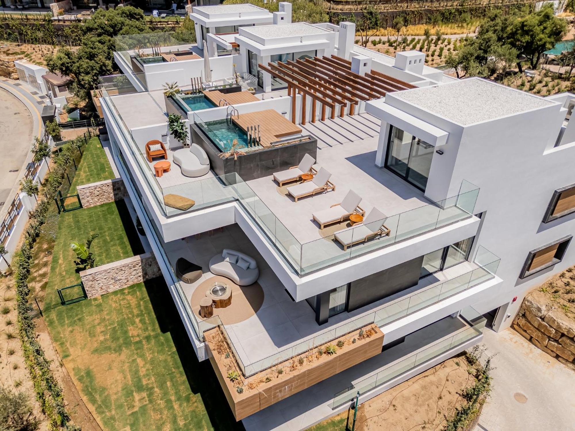 Vida - Luxury Panorama Seaview Penthouse In Organic-boho Design With Pool, Gym, Lägenhet