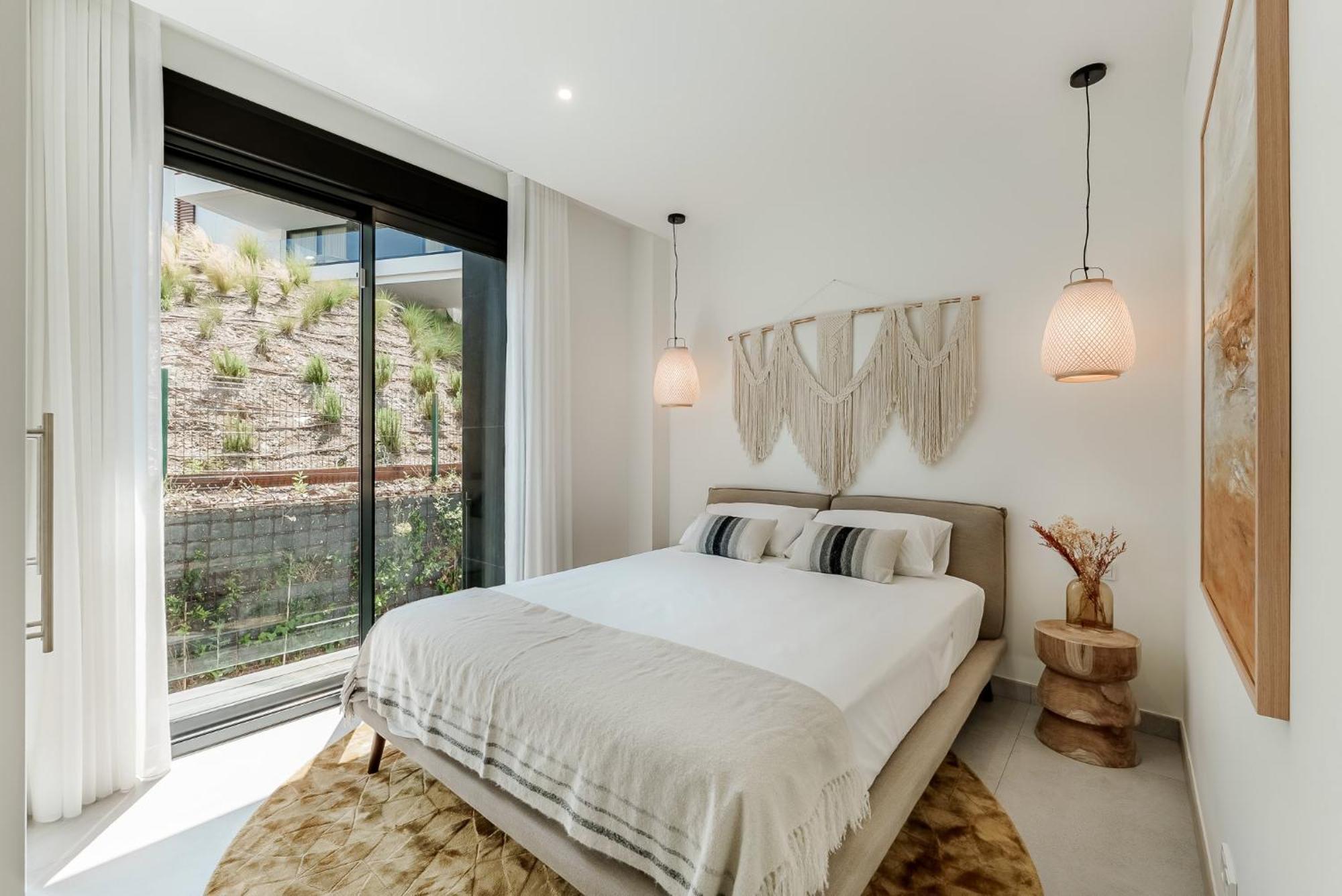 Lägenhet Vida - Luxury Panorama Seaview Penthouse In Organic-boho Design With Pool, Gym,