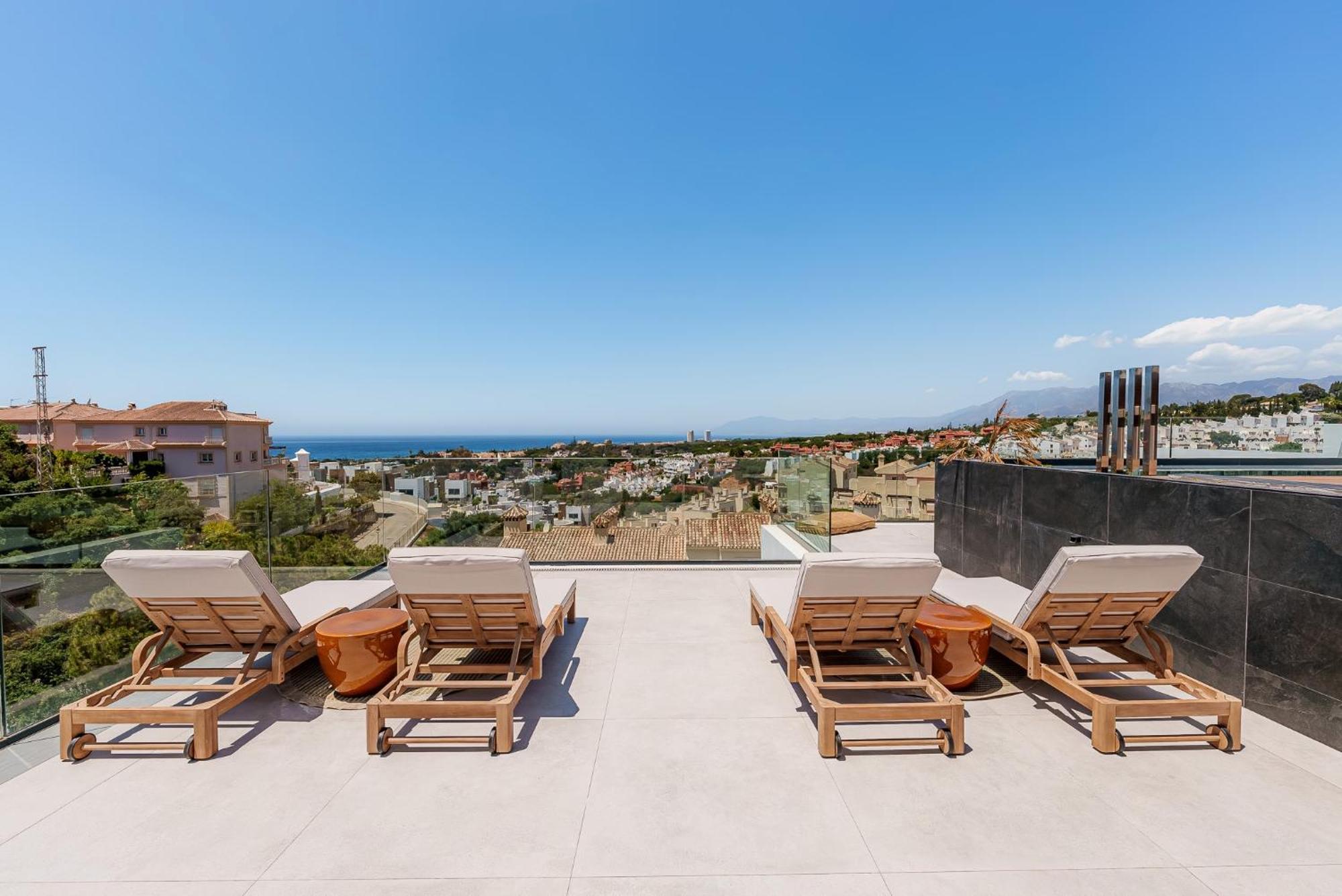 Vida - Luxury Panorama Seaview Penthouse In Organic-boho Design With Pool, Gym, * Marbella